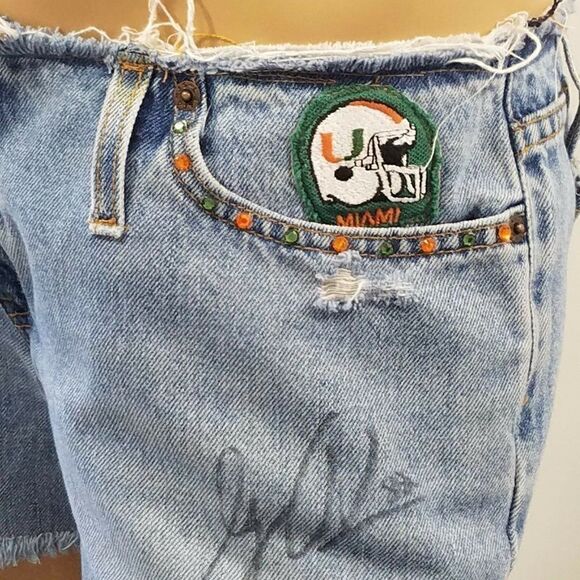 Miami Hurricanes Greg Olsen Autographed Shorts - Picture 4 of 11